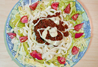 作り方：冷やしタコうどん